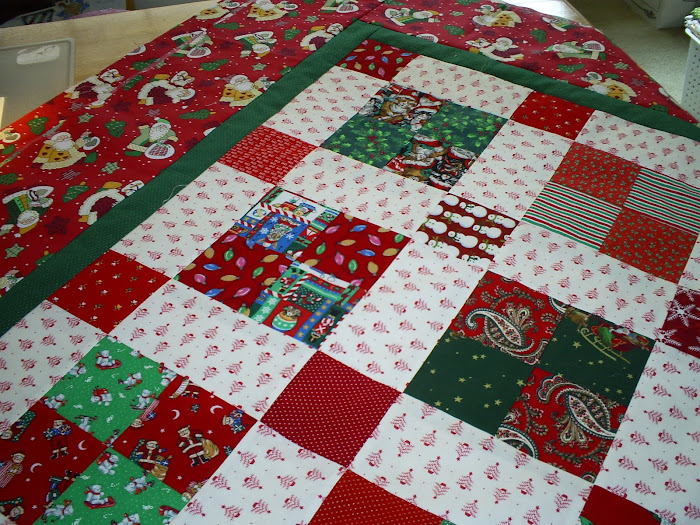 Christmas Quilt closeup