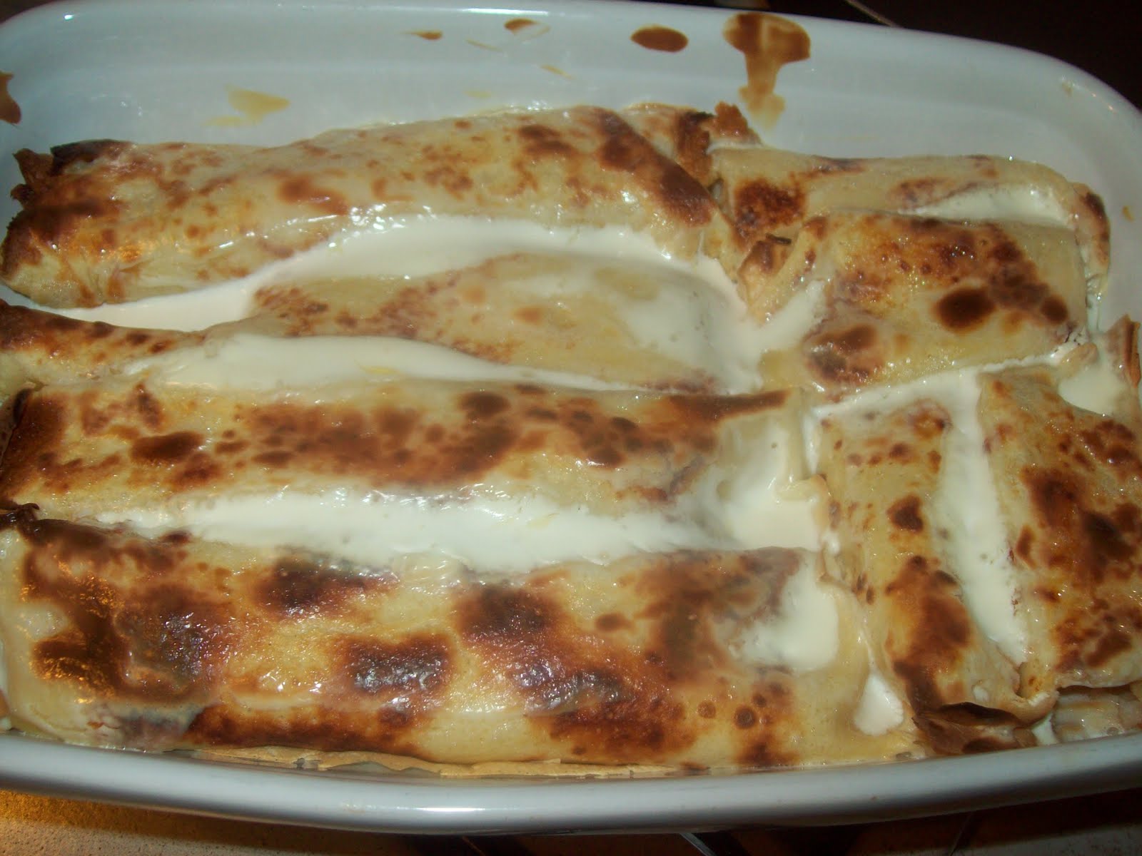 In cucina da Malu' Crepes con mozzarella e prosciutto cotto