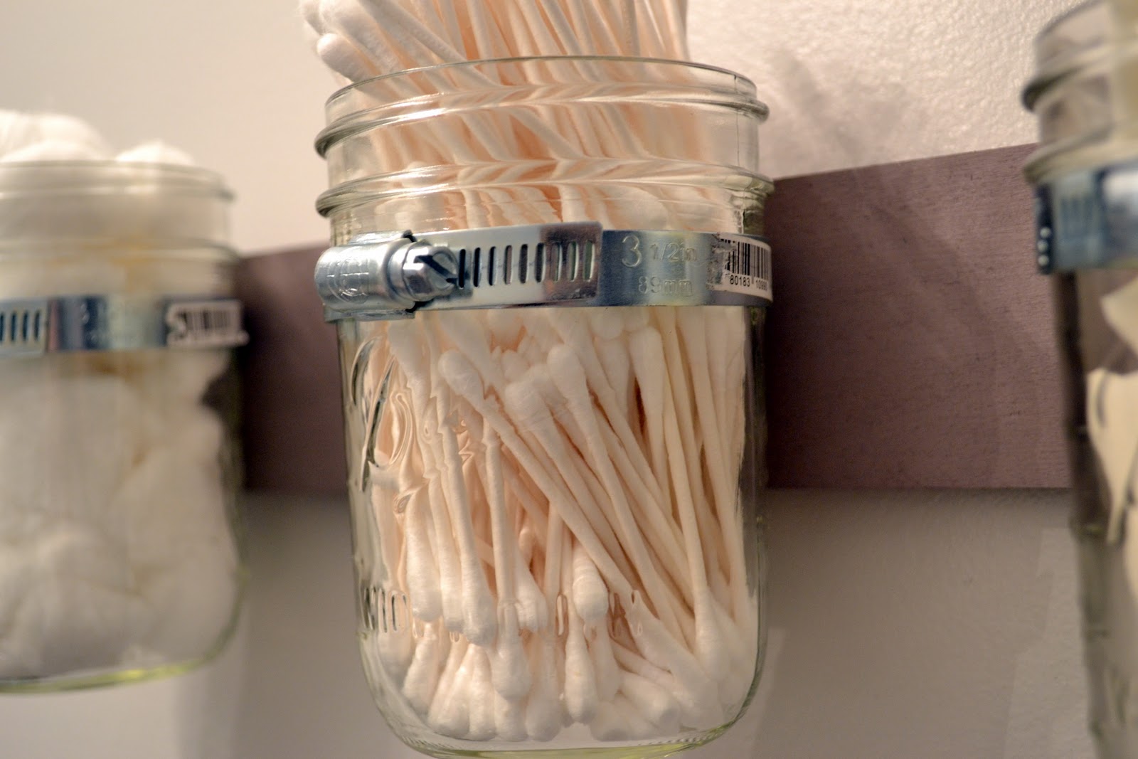 DIY Mason Jar Bathroom Storage Liz Marie Blog