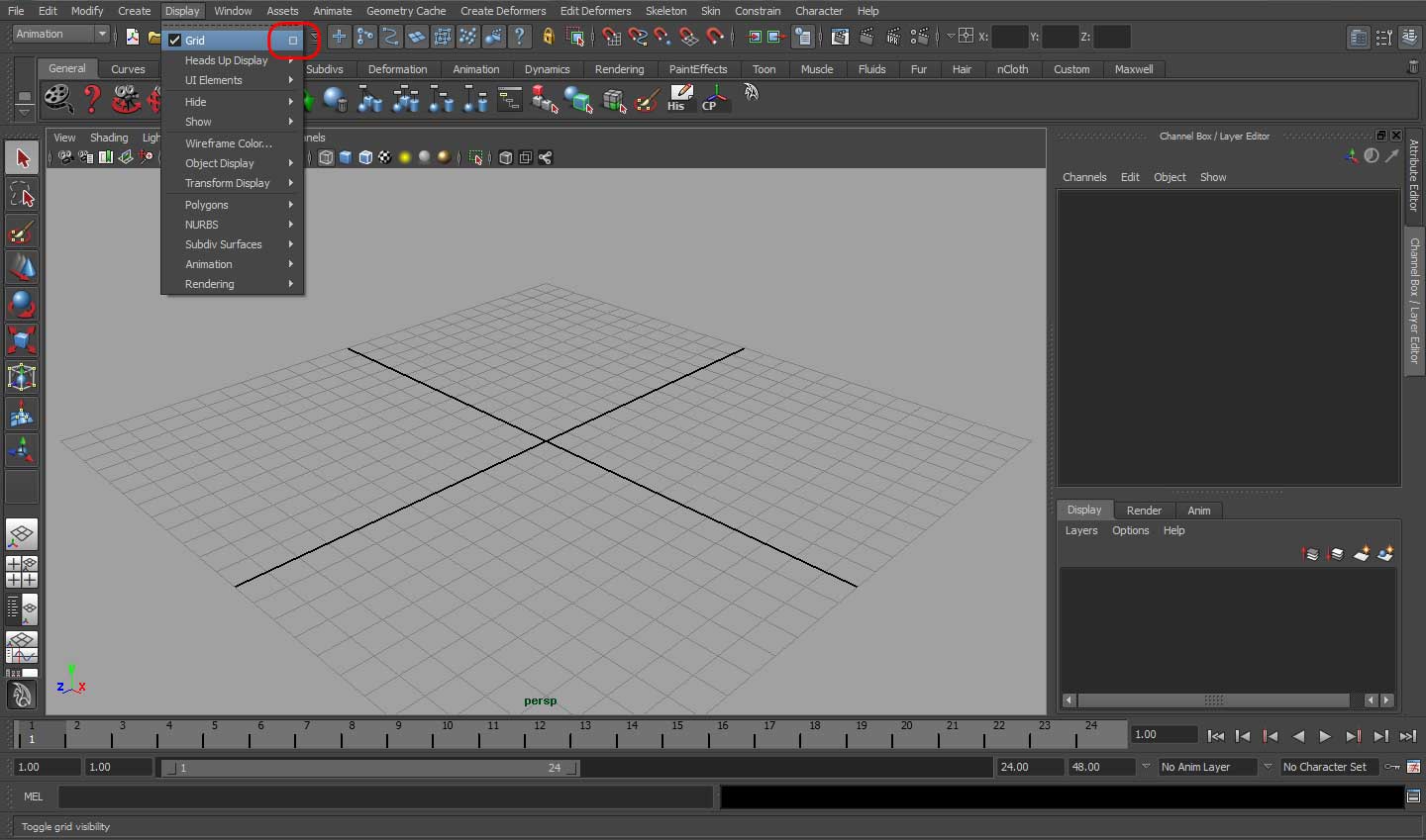problems i have with maya Increasing or Decreasing Maya Grid Details