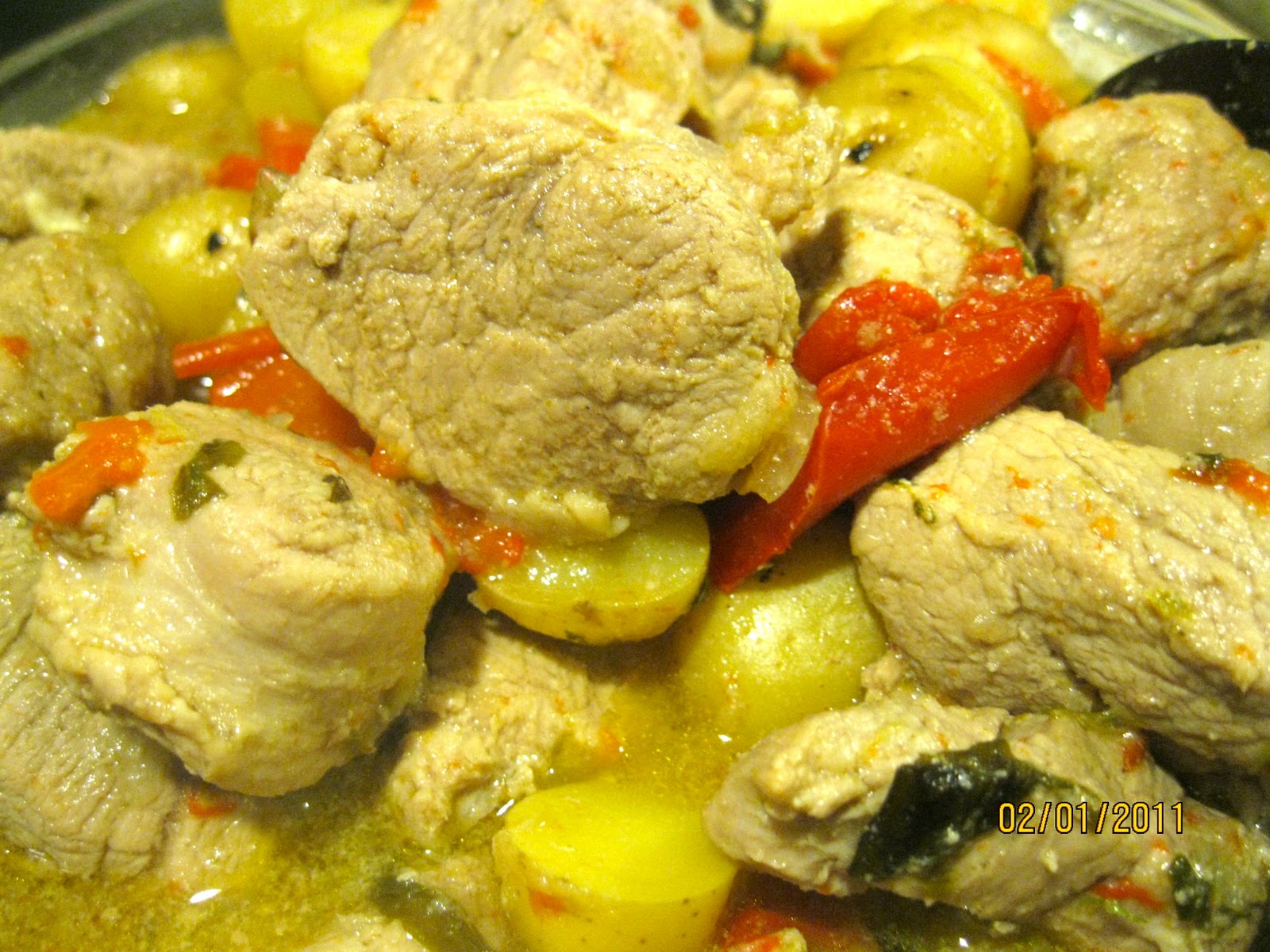 What's for dinner Easy green thai pork curry