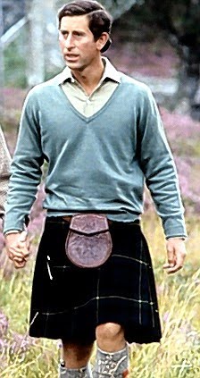 Prince Charles and men in kilts...
