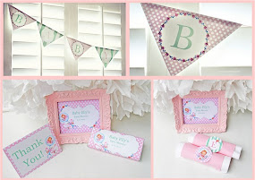 Win one of THREE Customized Printable Party Packages {$100 total value}
