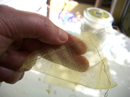 rtisan: How to sew an organza fabric flower