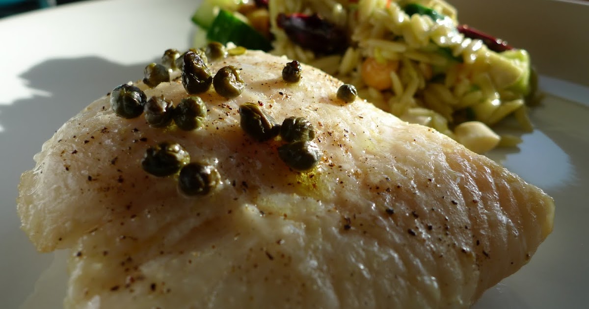 siriously delicious: Baked Halibut with Lemon and Capers