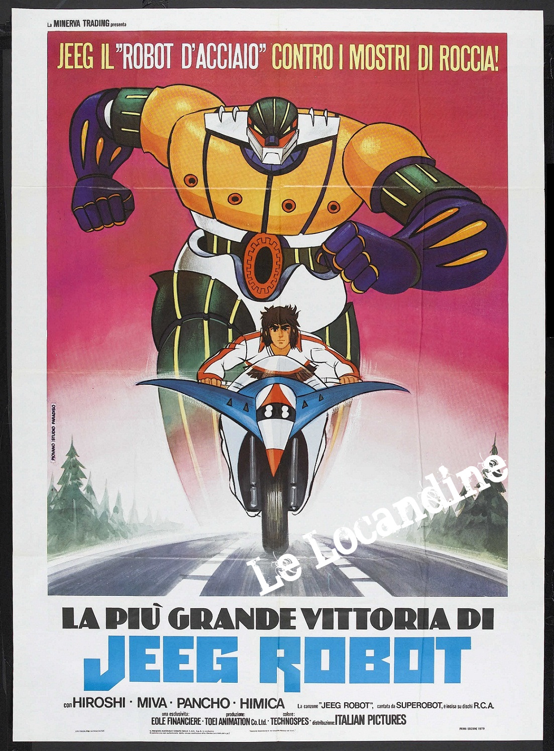 Le Locandine Jeeg Il Robot D'acciaio