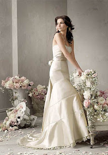 Satin Ivory Lace Wedding Dress Collection