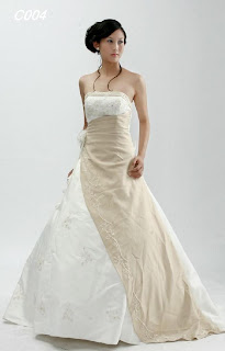 Wedding Dress with Two Beautiful Colors Ceautify