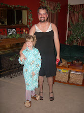 Diva and hubs on dressed for a costume party!