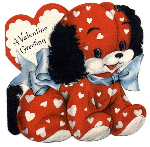 Vintage Valentine Card Images & Decor {Link Up Above!