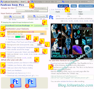 Como cria favicon online gratis no site html-kit gerador de Favicom