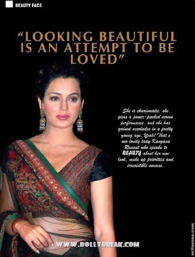 Kangana Ranaut Grace the Cover of Beauty Magazine