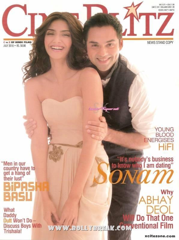Sonam Kapoor Abhay Deol Cineblitz Magazine Scans