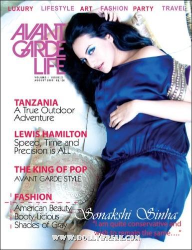Sonakshi Covers Avant Garde Life Mag - Scan