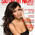 Hot Kim Kardashian on Saturday Night Magazine Cover