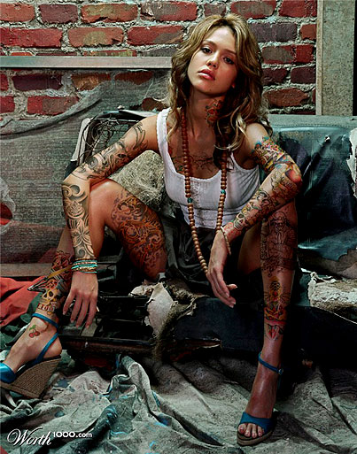  Hollywood Celebs Shocking Tattoos Pics