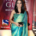 Celina Jaitley Hot Pics in Saree - Times Movie Guide Launch