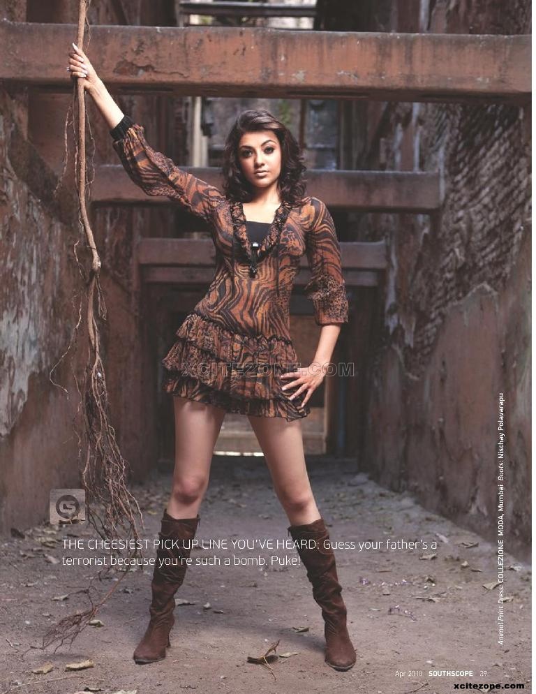 Kajjal Agarwal South Scope Magazine Photo shoot - eXBii