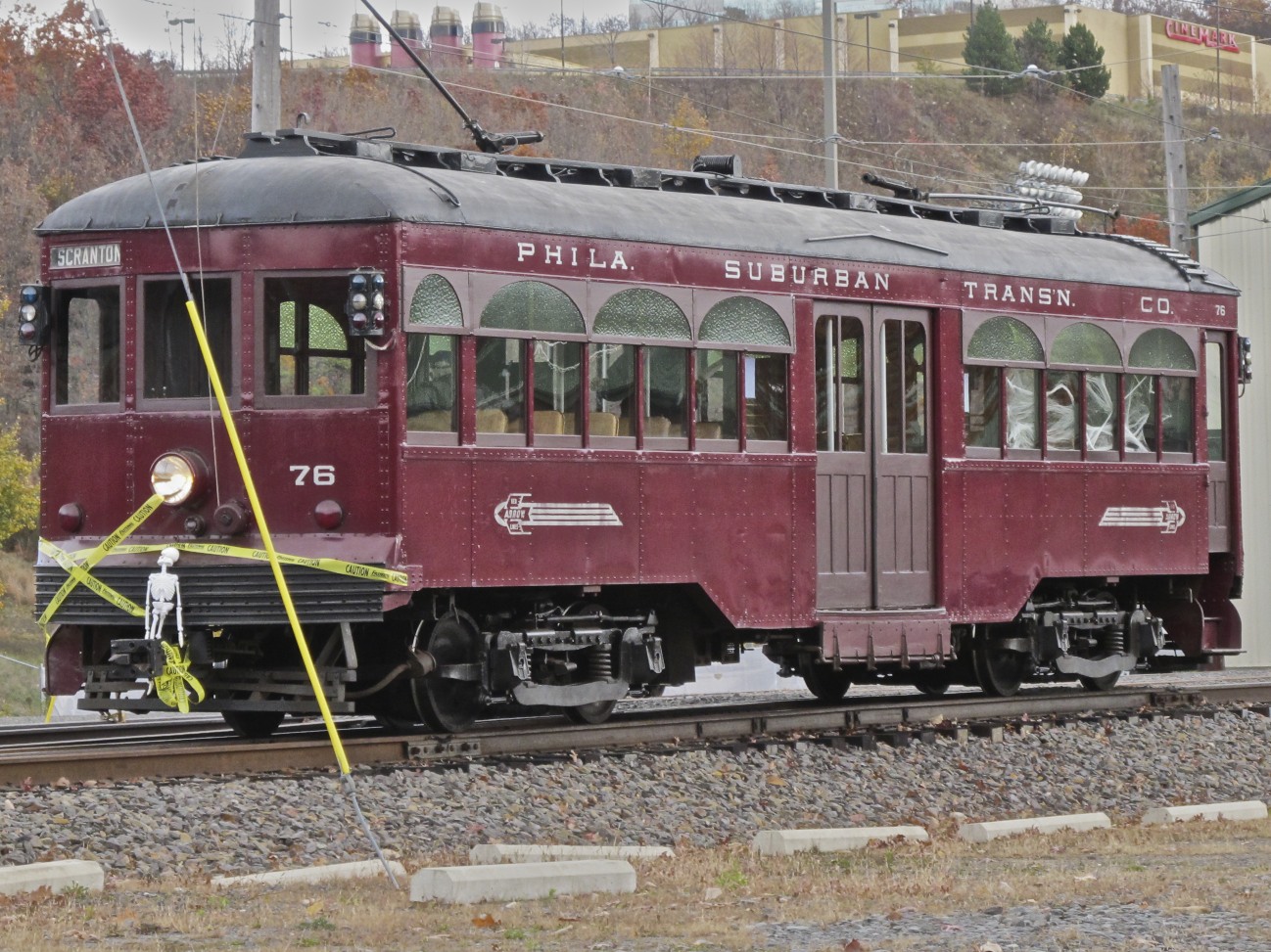 Scranton Daily Photo Electric Trolley Car