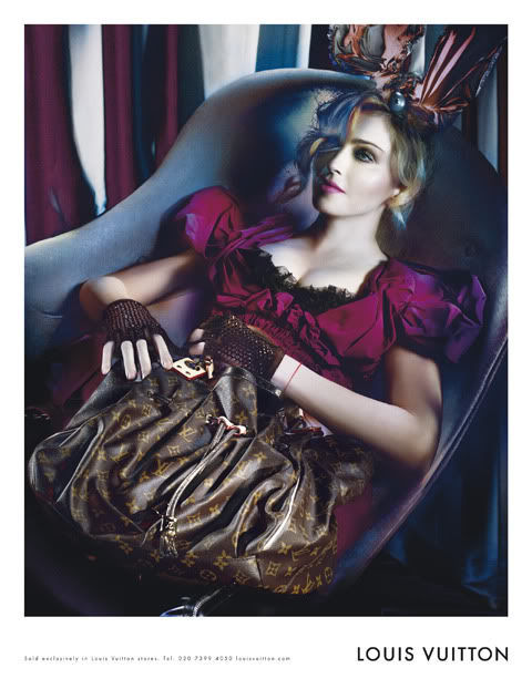 Madonna's Louis Vuitton Ads Before and After Photoshop - Emily