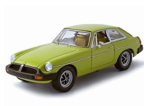 Diecast Toy Car: DIE-CAST MODEL 1/18 MG MGB GT (1975)