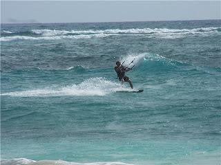, Thierry at Xcacel, Playa Del Carmen Kiteboarding