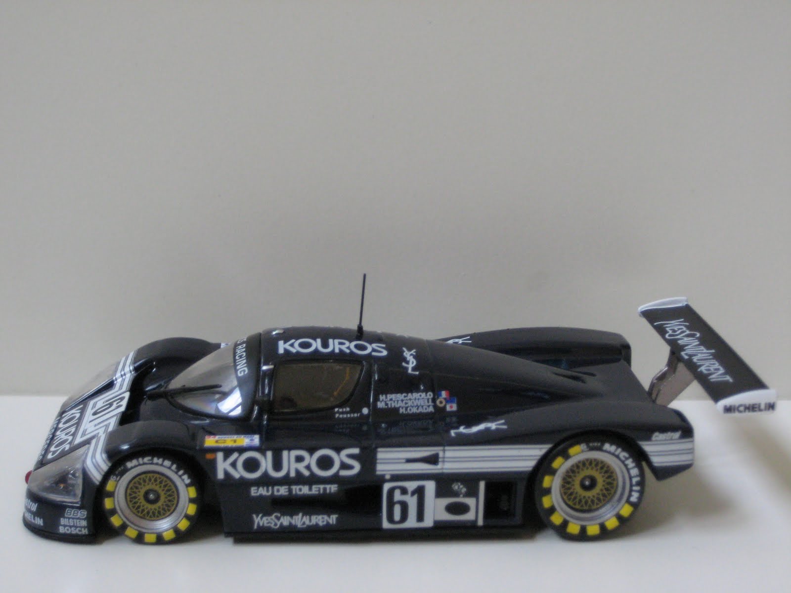 Sauber C8 Mercedes #61 – Le Mans 1986 – Spark 1/43 – Kouros – Occasion