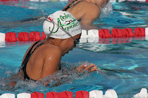 Nicole in the pool