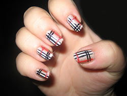 burberry nails nail designs
