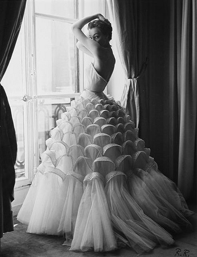Whispered Whimsy Vintage: Dresses with FISH SCALES.