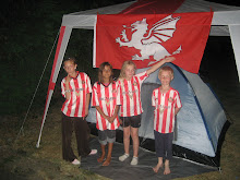 My young lions with their Englisc flag