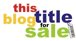 This Blog Title For Sale