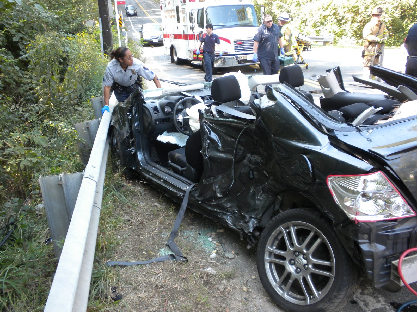 Three Injured in Beltsville Crash on Powder Mill Road