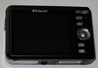 rear of the Polaroid i1035 compact digital camera