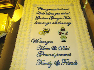 Louis' congratulations cake