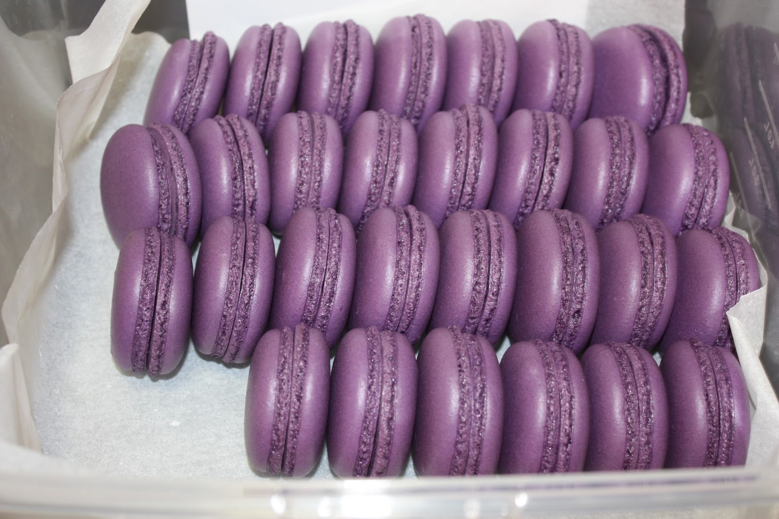 LADYMACARON20TEN Blueberry, Lime & Fleur de Sel Macaron Shells