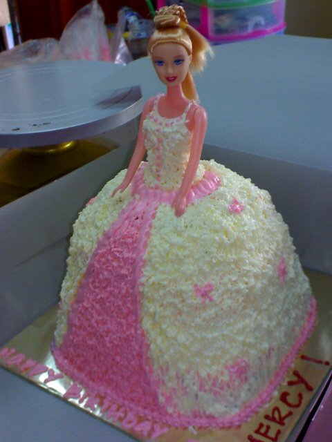 My 1st Barbie Doll Cake
