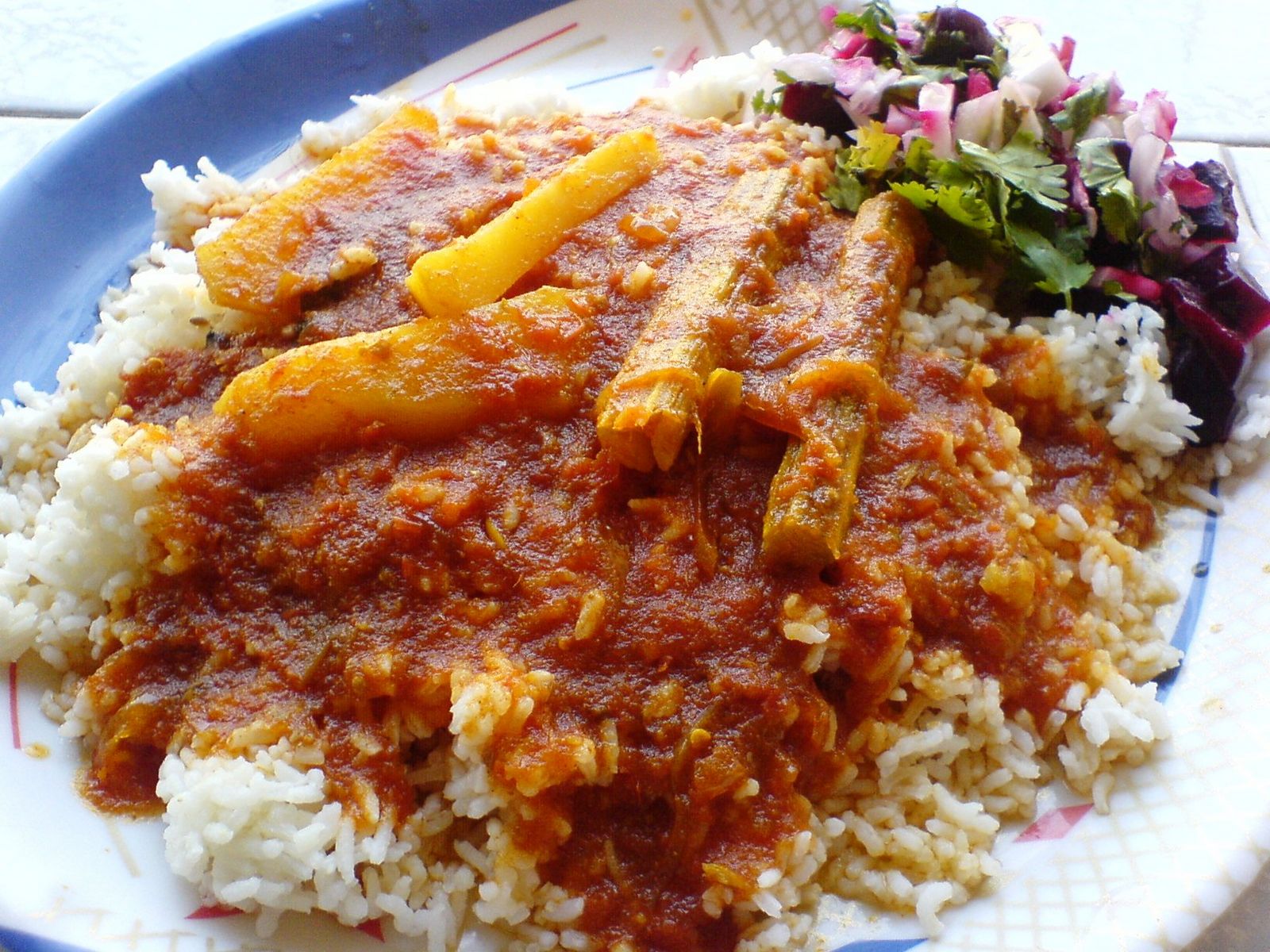 RAWk Me! Parsi Ras Chawal (Spicy Tomato Gravy with Rice)