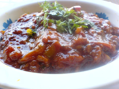 Tomato Bharta (Roasted Tomato Stew)