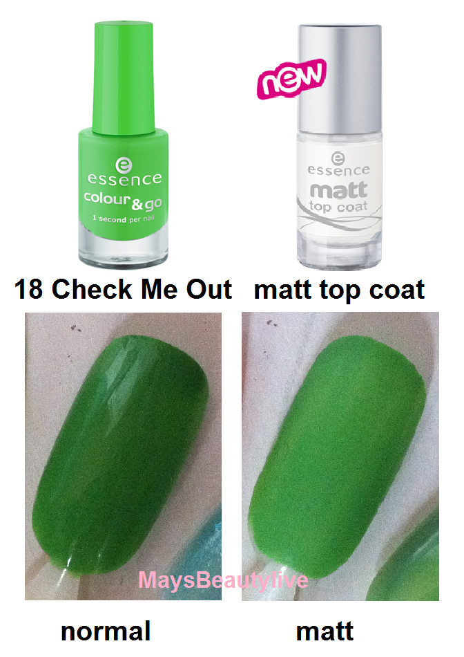Mays Beautylive ♥ Review Essence matt top coat