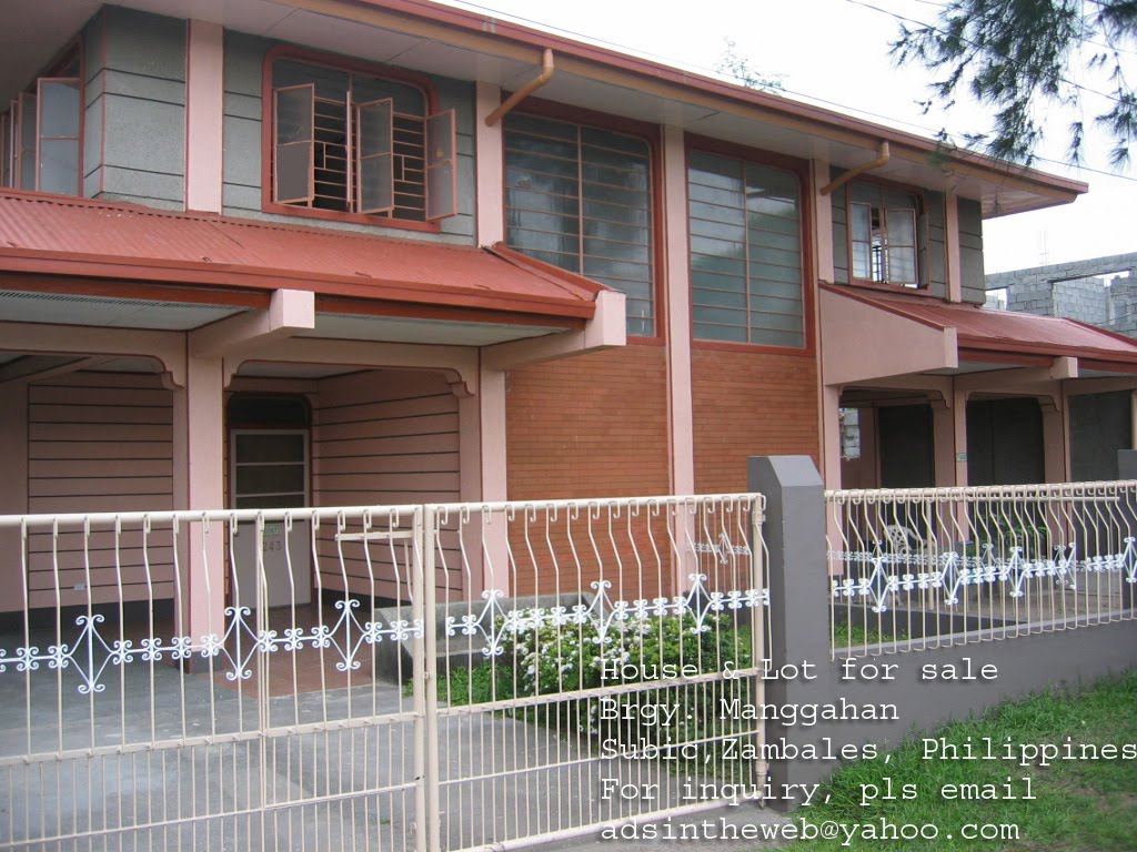 House and Lot FOR SALE (Mangahan, Subic, Zambales) House and Lot FOR