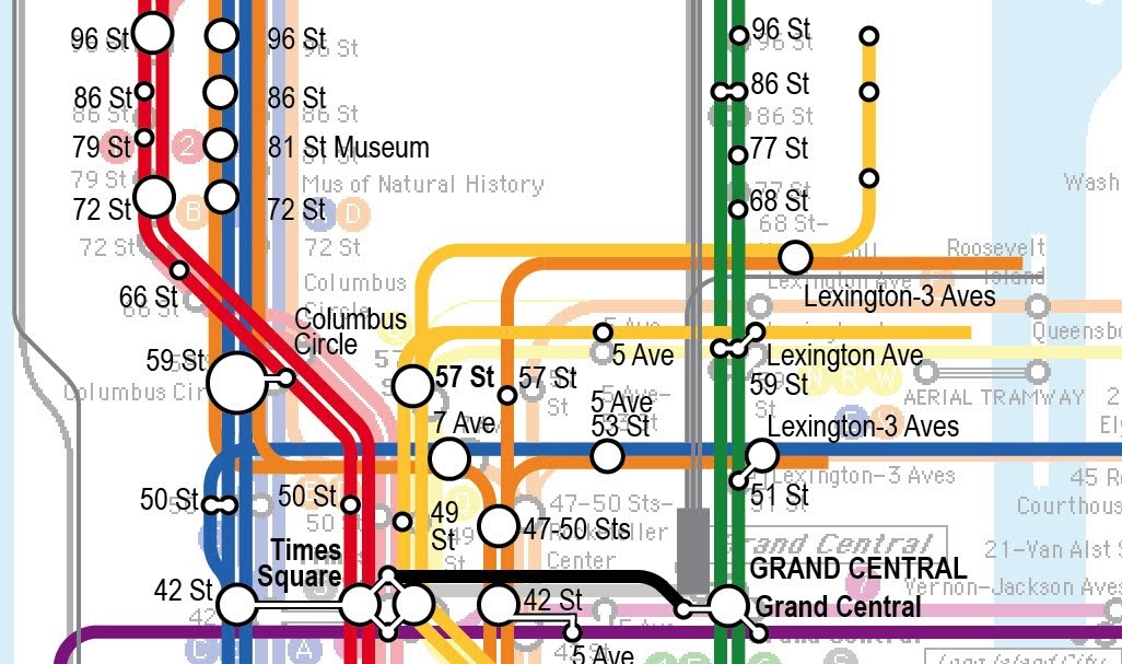 Grand Central Station Subway Map | Draw A Topographic Map