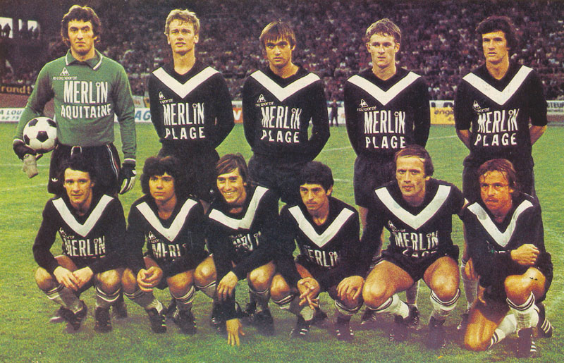 FOOTBALL RETRO Bordeaux 197778