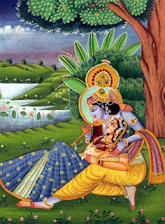 HariHarji: Chapter 21: In Harmony with Sakhaji's Gushing Rasas;Connected by  a Terrifying Rush of Love to Lord Krishna