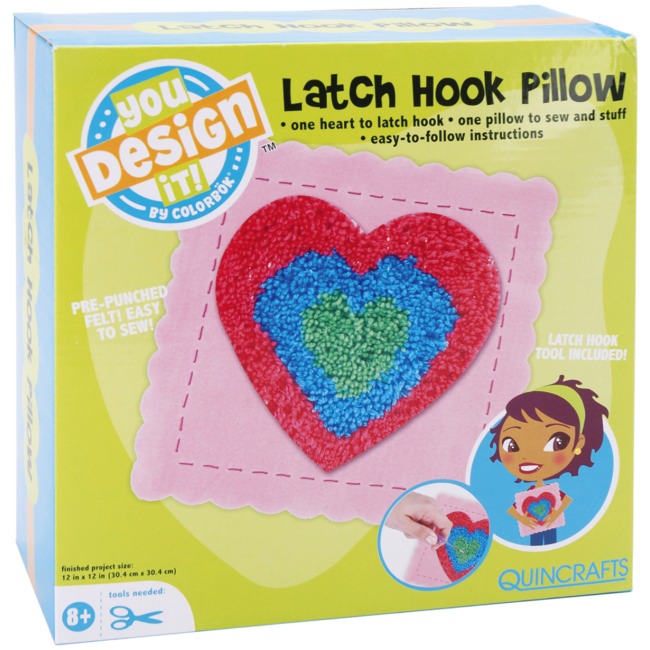 Weekend Kits Blog Latch Hook Kits for Kids Fun Pillow Projects!