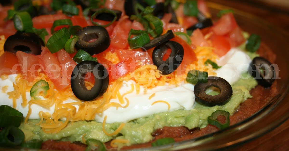 Deep South Dish Classic 70s 7 Layer Mexican Dip