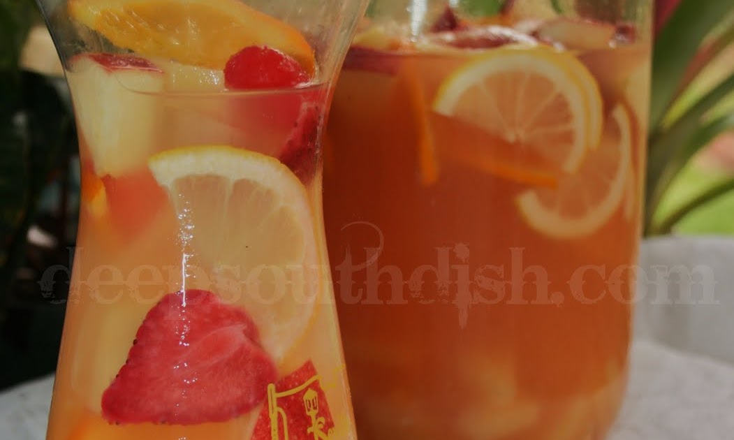 Deep South Dish Weekend Cocktails Pineapple Lemonade Spring Sangria