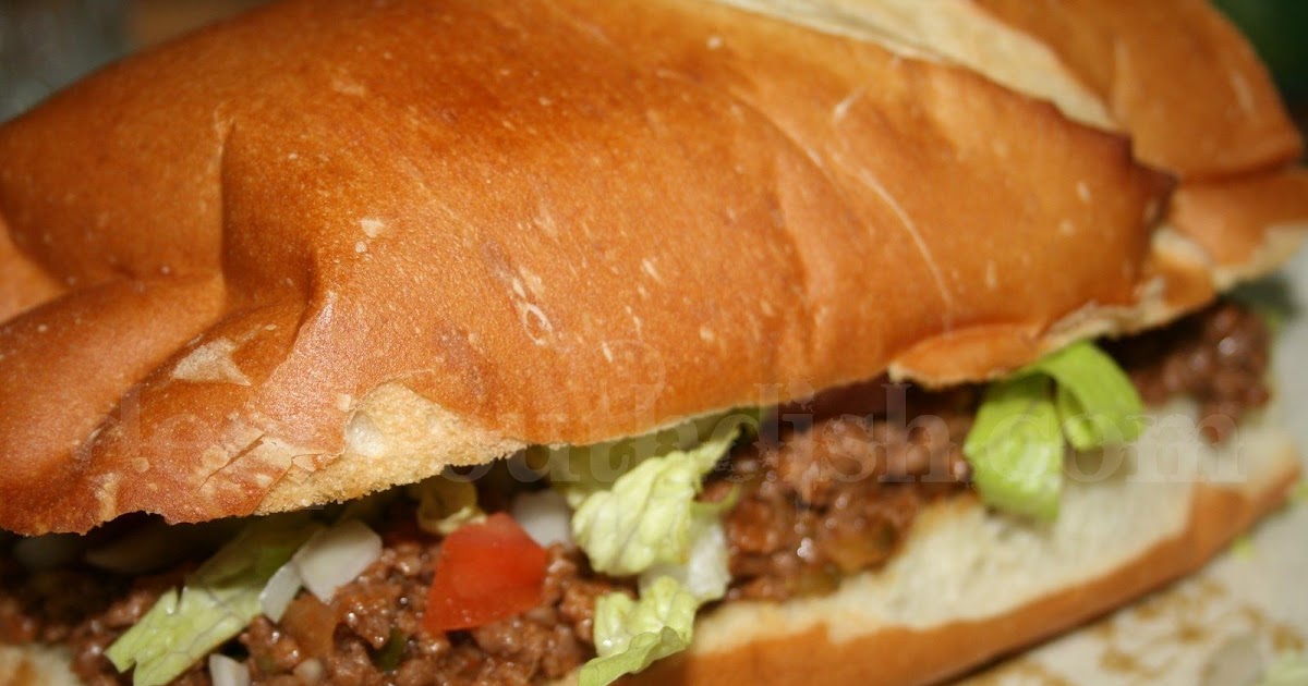 Deep South Dish Yummy Loose Meat Hamburger Sandwich