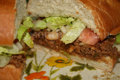 Deep South Dish Yummy Loose Meat Hamburger Sandwich