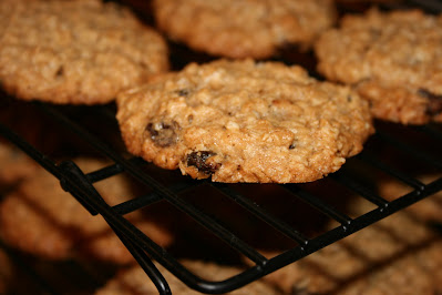 My favorite oatmeal raisin cookie from Quaker Oats, with the addition of chopped nuts.